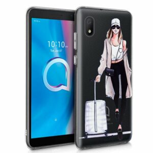 Carcasa Alcatel 1B (2020) Clear Girl ServiPhone