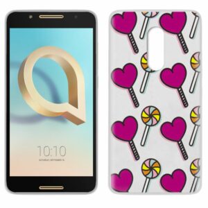 Carcasa Alcatel A7 Dibujos Piruletas ServiPhone