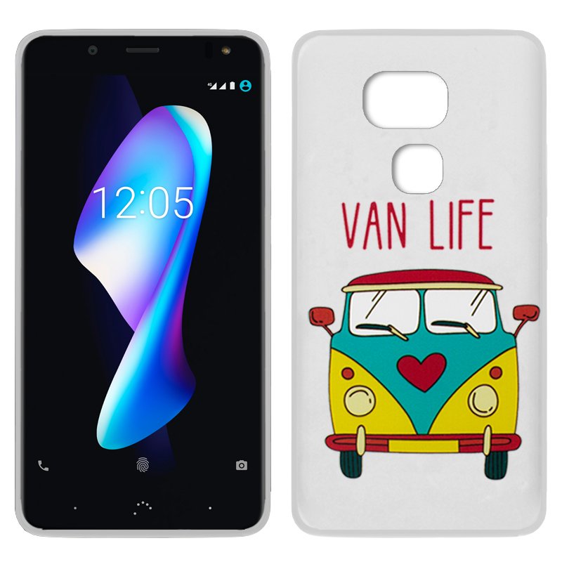 Carcasa BQ Aquaris V Plus / VS Plus Dibujos Furgo ServiPhone