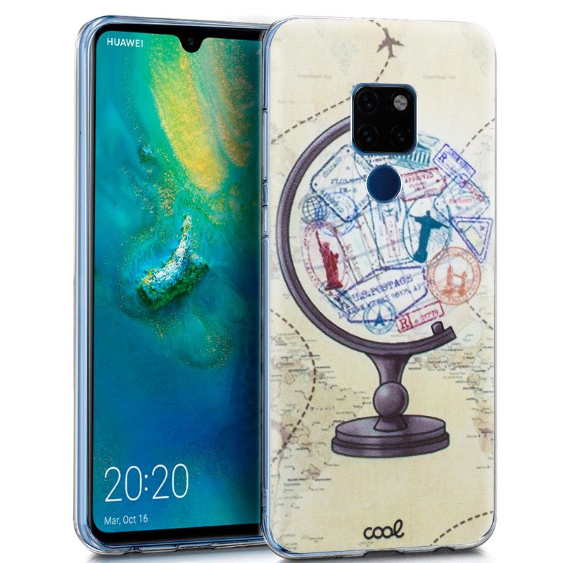 Carcasa Huawei Mate 20 Dibujos Mundo ServiPhone