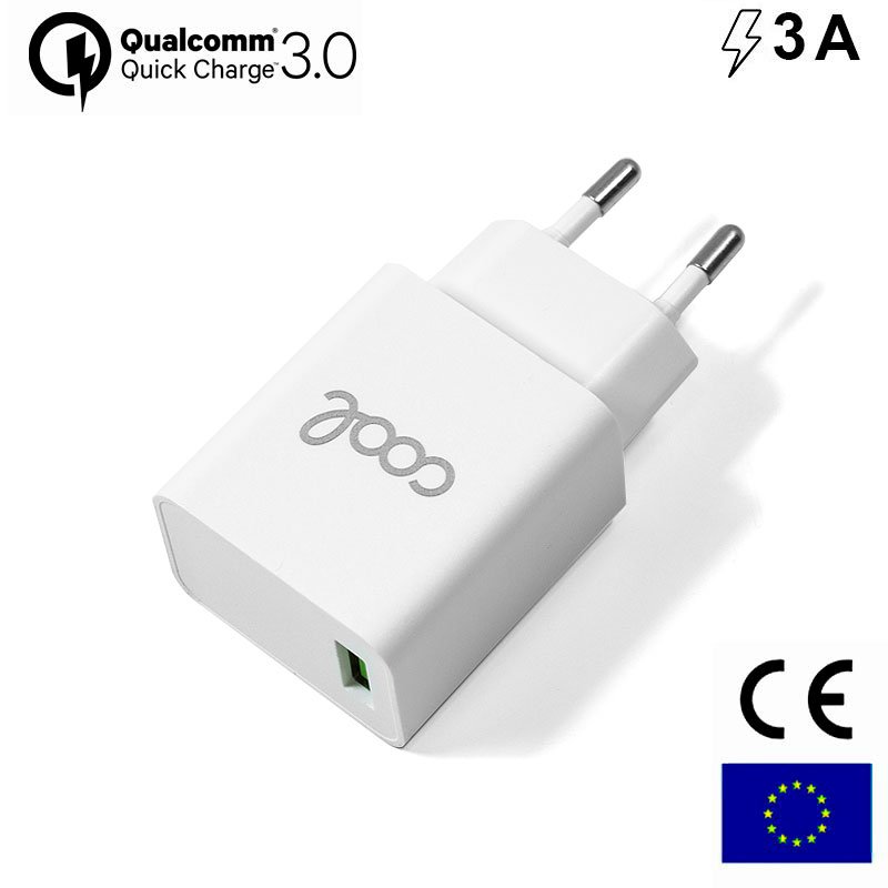 Cargador Red Universal Fast Adap. Charger 1 X USB COOL 3 Amp (18W) Blanco ServiPhone