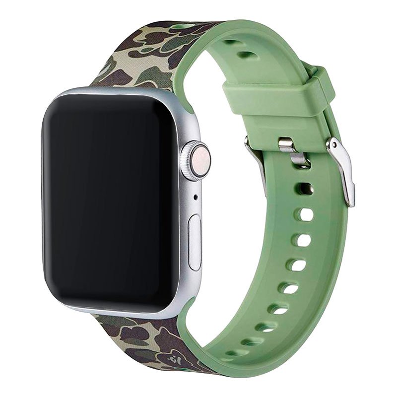 Correa Apple Watch Series 1 / 2 / 3 / 4 / 5 / 6 / SE (38 / 40 mm) Estampado Militar Verde ServiPhone