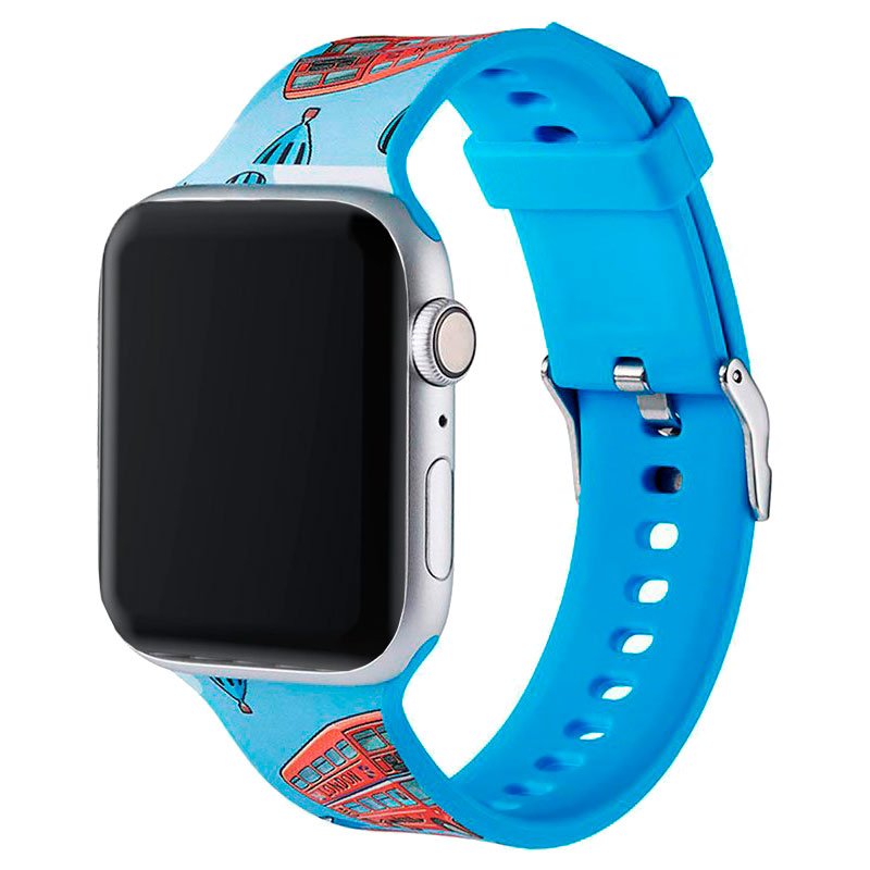 Correa Apple Watch Series 1 / 2 / 3 / 4 / 5 / 6 / SE (42 / 44 mm) Estampado London ServiPhone