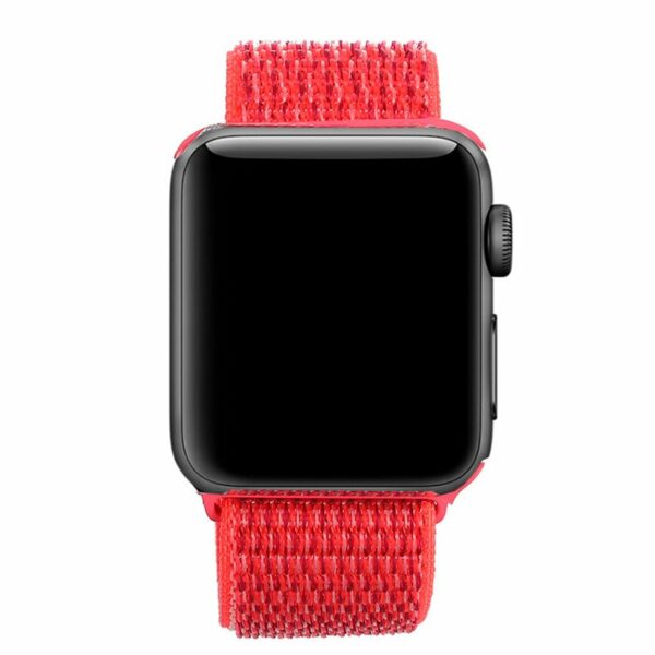 Correa Apple Watch Series 1 / 2 / 3 / 4 / 5 / 6 / SE (42 / 44 mm) Loop Nylon Rosa ServiPhone