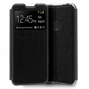 Funda Flip Cover Alcatel 3X (2019) Liso Negro ServiPhone