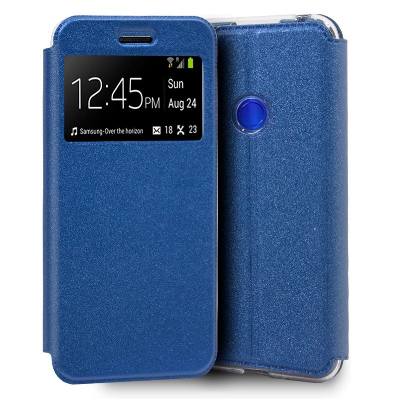Funda Flip Cover Xiaomi Redmi 7 Liso Azul ServiPhone