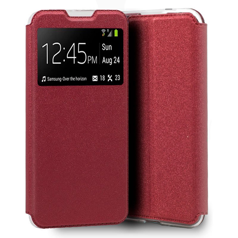 Funda Flip Cover Xiaomi Redmi 9A / 9AT Liso Rojo ServiPhone
