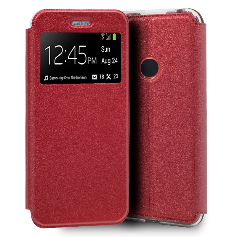 Funda Flip Cover Xiaomi Redmi Note 8 Liso Rojo ServiPhone