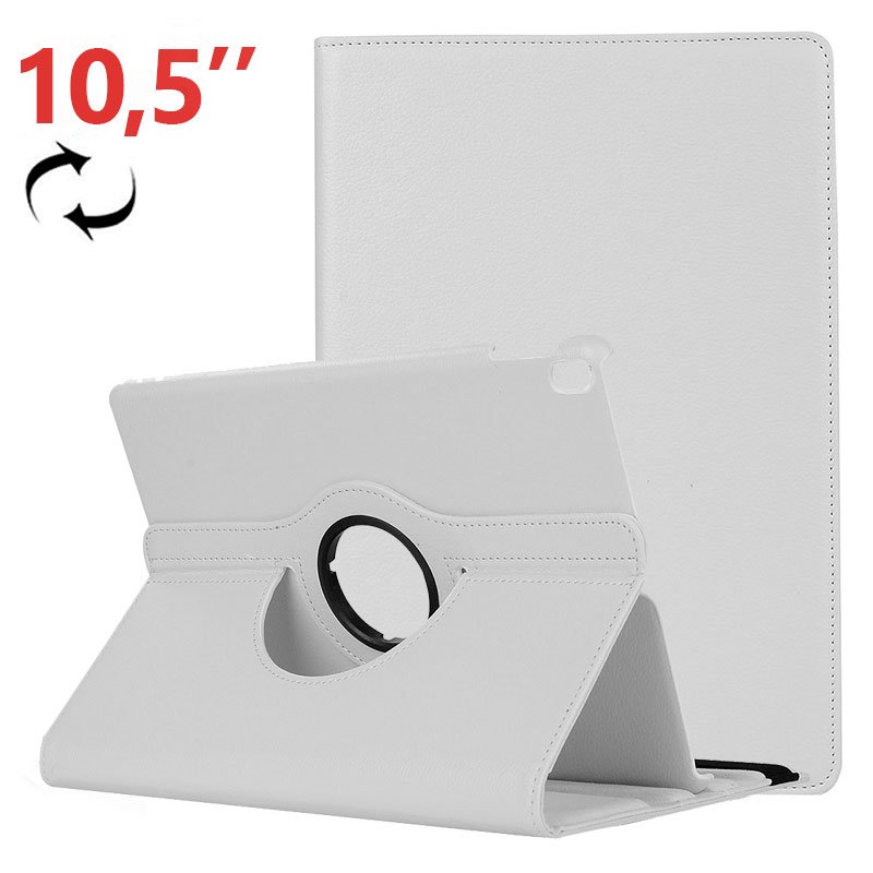 Funda iPad Pro 10.5 / iPad Air 2019 10.5 Giratoria Polipiel Blanca ServiPhone