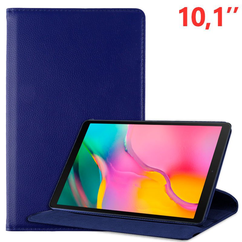 Funda Samsung Galaxy Tab A (2019) T510 / T515 Polipiel Liso Azul 10.1 pulg ServiPhone