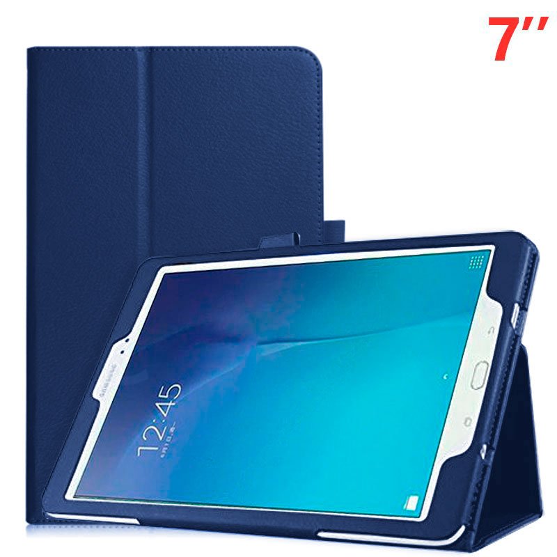 Funda Samsung Galaxy Tab A7 (2016) T280 / T285 Polipiel Azul 7 pulg ServiPhone