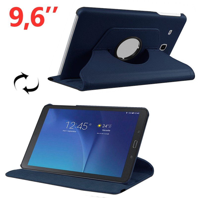 Funda Samsung Galaxy Tab E T560 Polipiel Azul 9.6 pulg ServiPhone