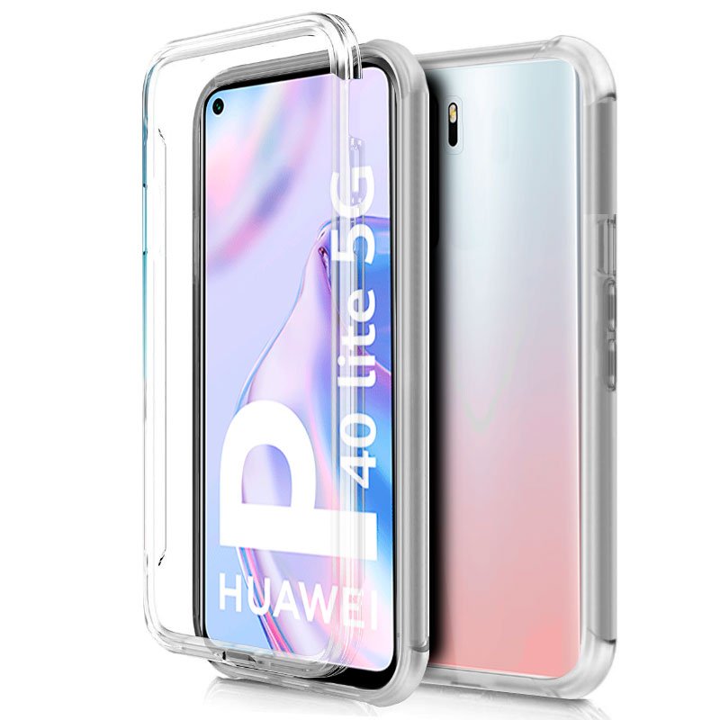 Funda Silicona 3D Huawei P40 Lite 5G (Transparente Frontal + Trasera) ServiPhone