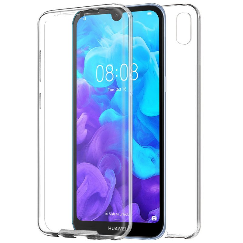 Funda Silicona 3D Huawei Y5 (2019) Transparente Frontal + Trasera ServiPhone