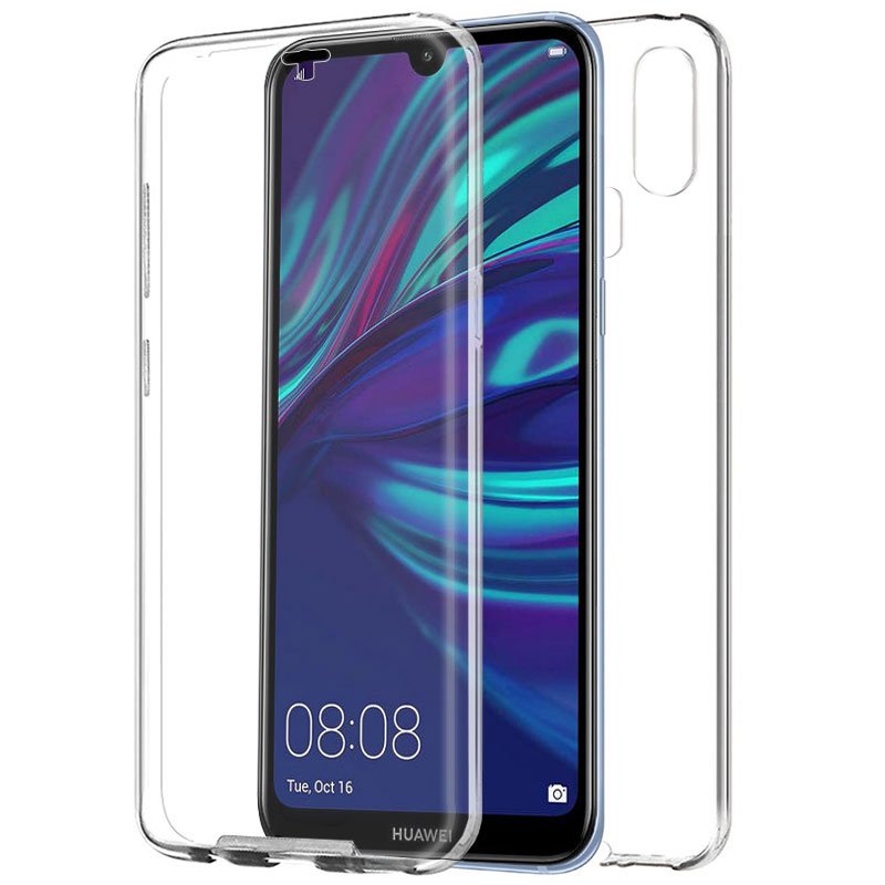 Funda Silicona 3D Huawei Y7 (2019) (Transparente Frontal + Trasera) ServiPhone