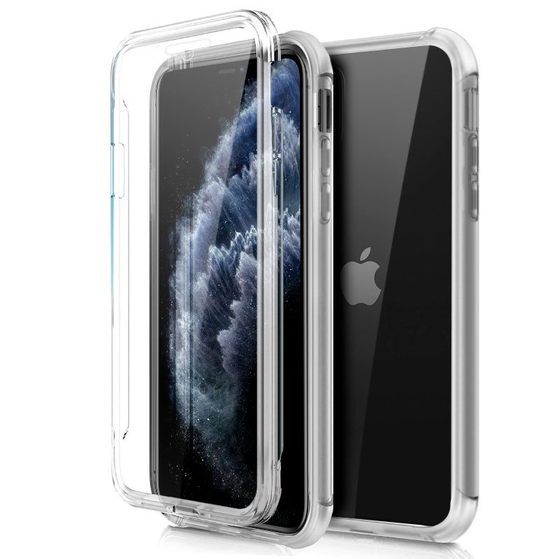 Funda Silicona 3D iPhone 11 Pro (Transparente Frontal + Trasera) ServiPhone