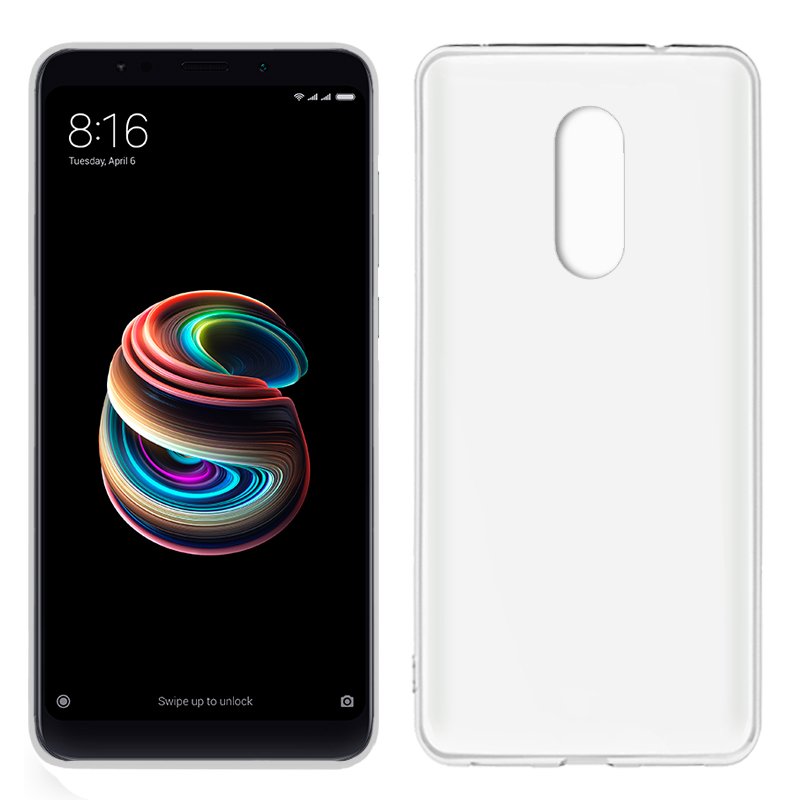 Funda Silicona Xiaomi Redmi 5 Plus (Transparente) ServiPhone
