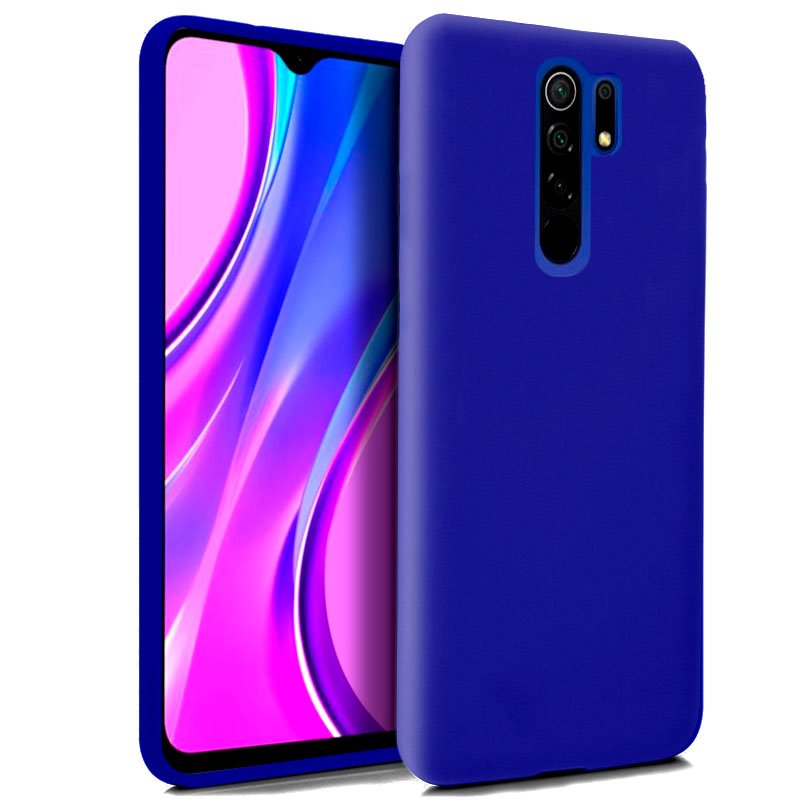 Funda Silicona Xiaomi Redmi 9 (Azul) ServiPhone