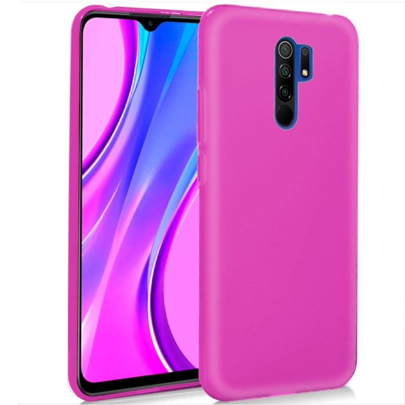 Funda Silicona Xiaomi Redmi 9 (Rosa) ServiPhone