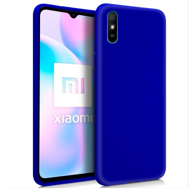Funda Silicona Xiaomi Redmi 9A / 9AT (Azul) ServiPhone