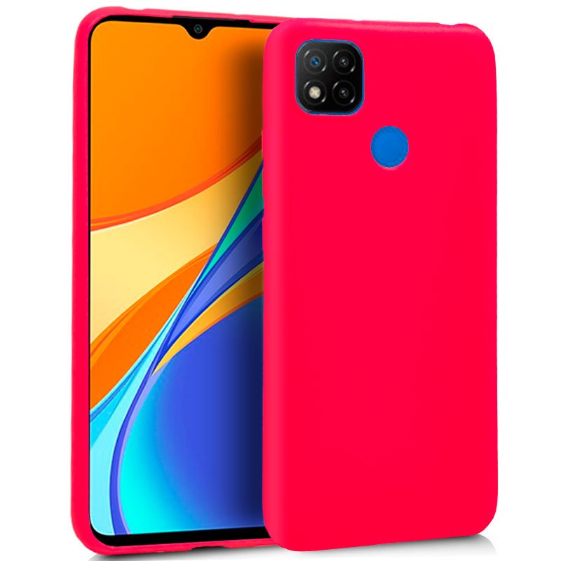 Funda Silicona Xiaomi Redmi 9C (Rosa) ServiPhone