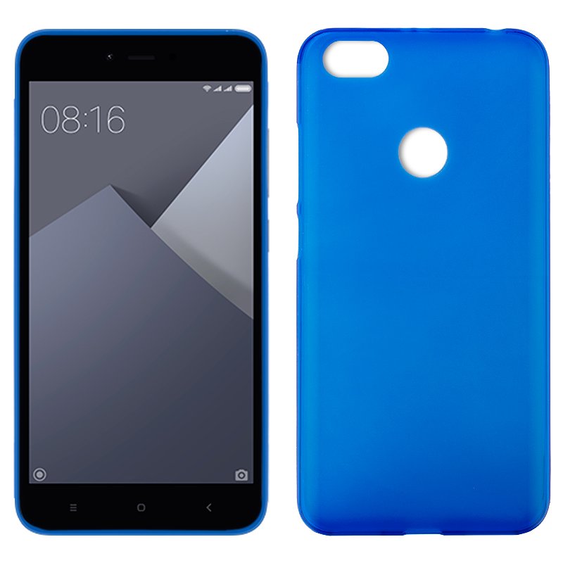 Funda Silicona Xiaomi Redmi Note 5A / Note 5A Prime (Azul) ServiPhone
