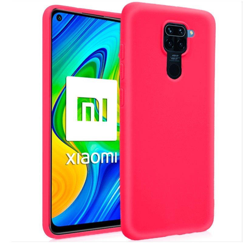 Funda Silicona Xiaomi Redmi Note 9 (Rosa) ServiPhone