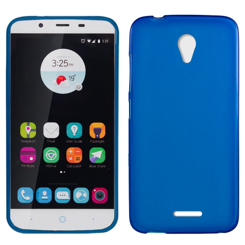 Funda Silicona ZTE Blade A310 (Azul) ServiPhone