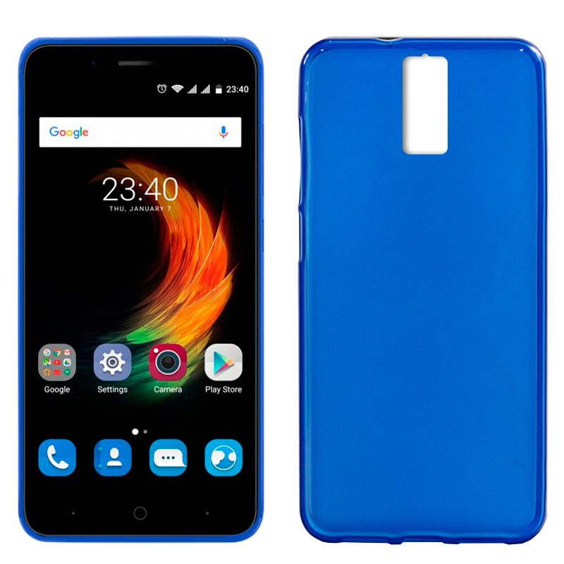 Funda Silicona ZTE Blade A610 Plus (Azul) ServiPhone