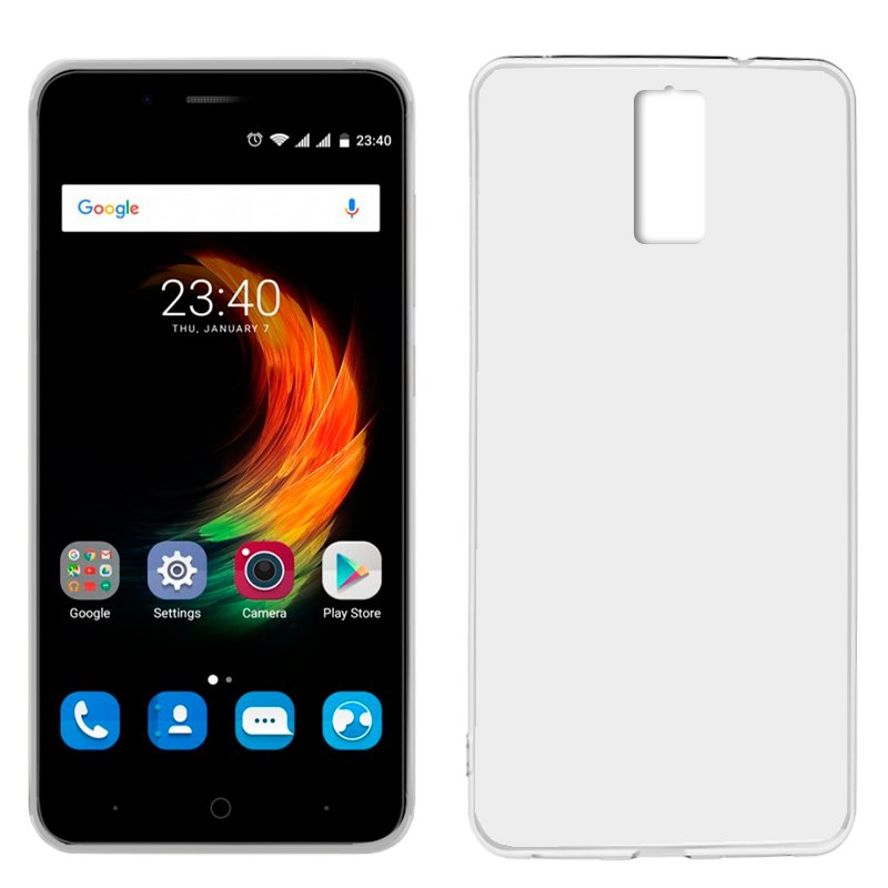 Funda Silicona ZTE Blade A610 Plus (Transparente) ServiPhone