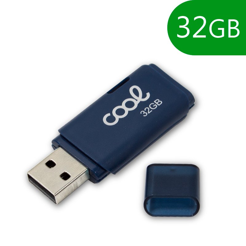 Pen Drive USB x32 GB 2.0 COOL Cover Azul ServiPhone