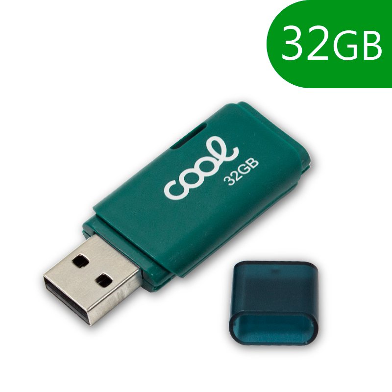 Pen Drive USB x32 GB 2.0 COOL Cover Verde ServiPhone