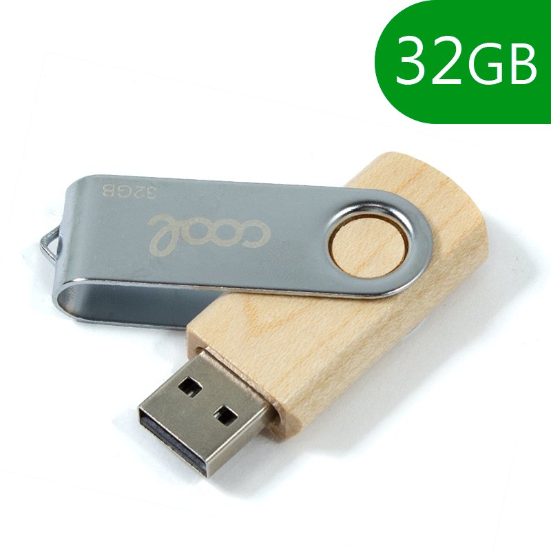 Pen Drive USB x32 GB 2.0 COOL Madera ServiPhone