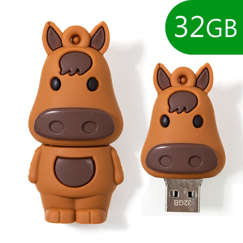 Pen Drive USB x32 GB Silicona Caballo ServiPhone