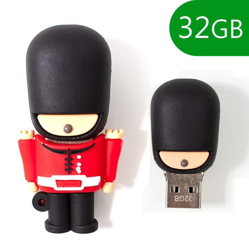 Pen Drive USB x32 GB Silicona Guardia ServiPhone