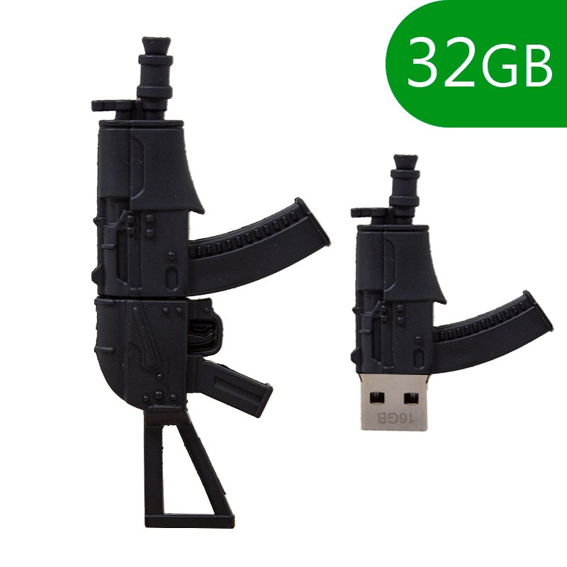 Pen Drive USB x32 GB Silicona Metralleta ServiPhone