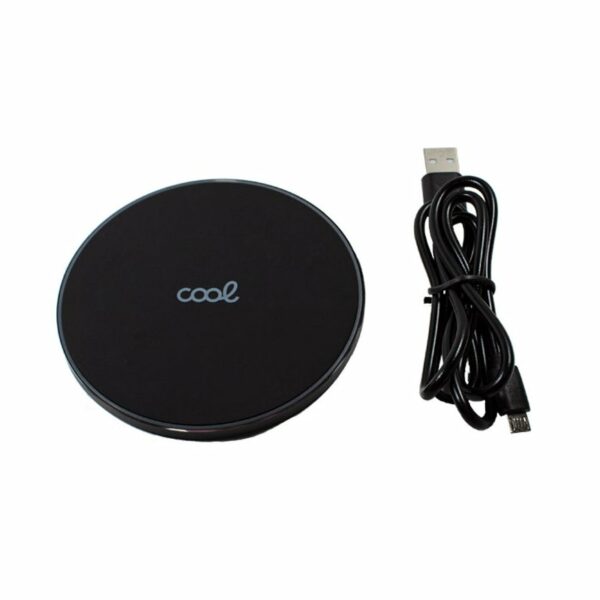 Dock Base Cargador Smartphones Inalámbrico Qi Universal COOL (Carga Rápida) Negro ServiPhone