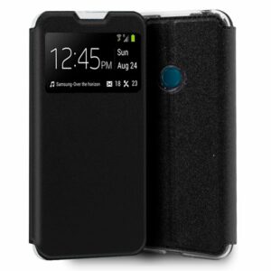 Funda COOL Flip Cover para Alcatel 1SE (2020) Liso Negro ServiPhone