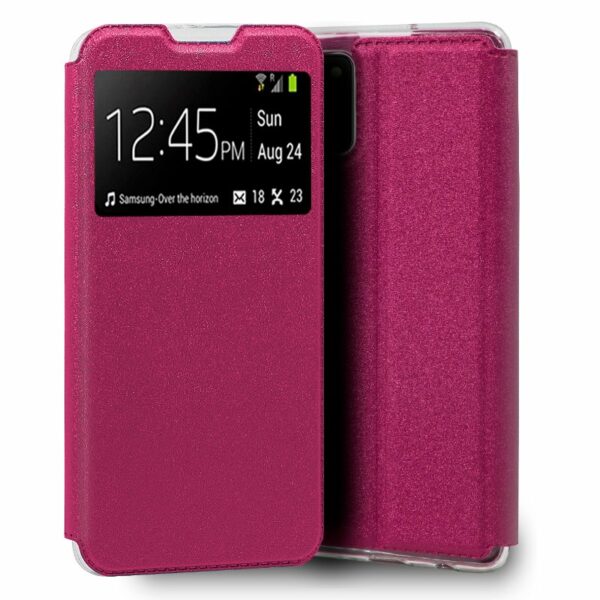 Funda COOL Flip Cover para Samsung A025 Galaxy A02s Liso Rosa ServiPhone