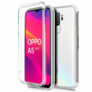 Funda COOL Silicona 3D para Oppo A5 (2020) / A9 (2020) (Transparente Frontal + Trasera) ServiPhone