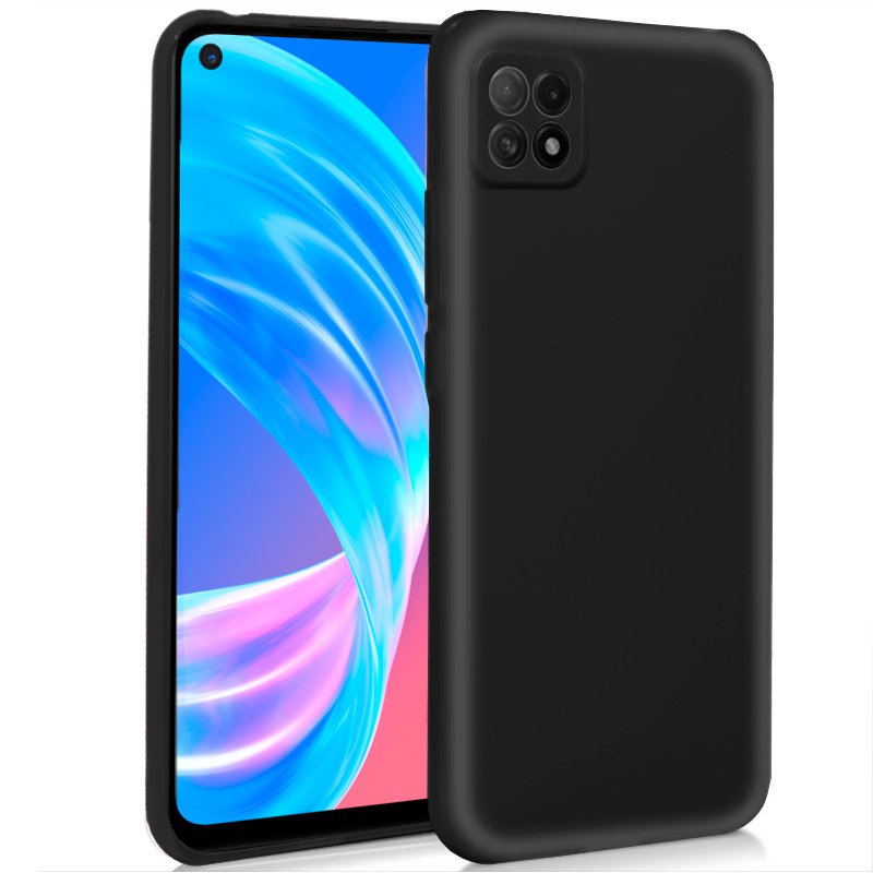 Funda COOL Silicona para Oppo A73 5G (Negro) ServiPhone