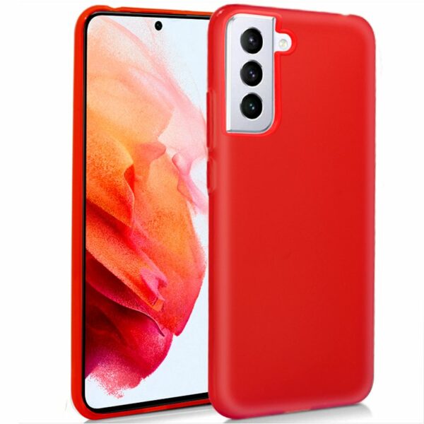 Funda COOL Silicona para Samsung G990 Galaxy S21 (Rojo) ServiPhone