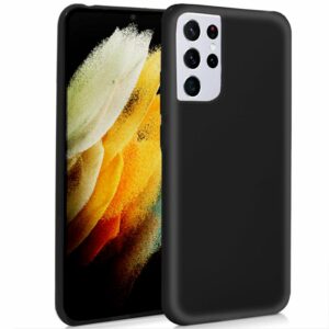 Funda COOL Silicona para Samsung G998 Galaxy S21 Ultra (Negro) ServiPhone