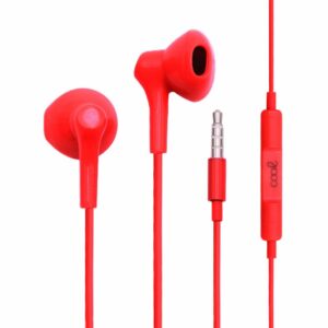 Auriculares 3,5 mm COOL Bora Stereo Con Micro Rojo ServiPhone