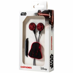 Auriculares Botón Stereo Jack 3.5 mm Licencia Star Wars Darth Vader ServiPhone