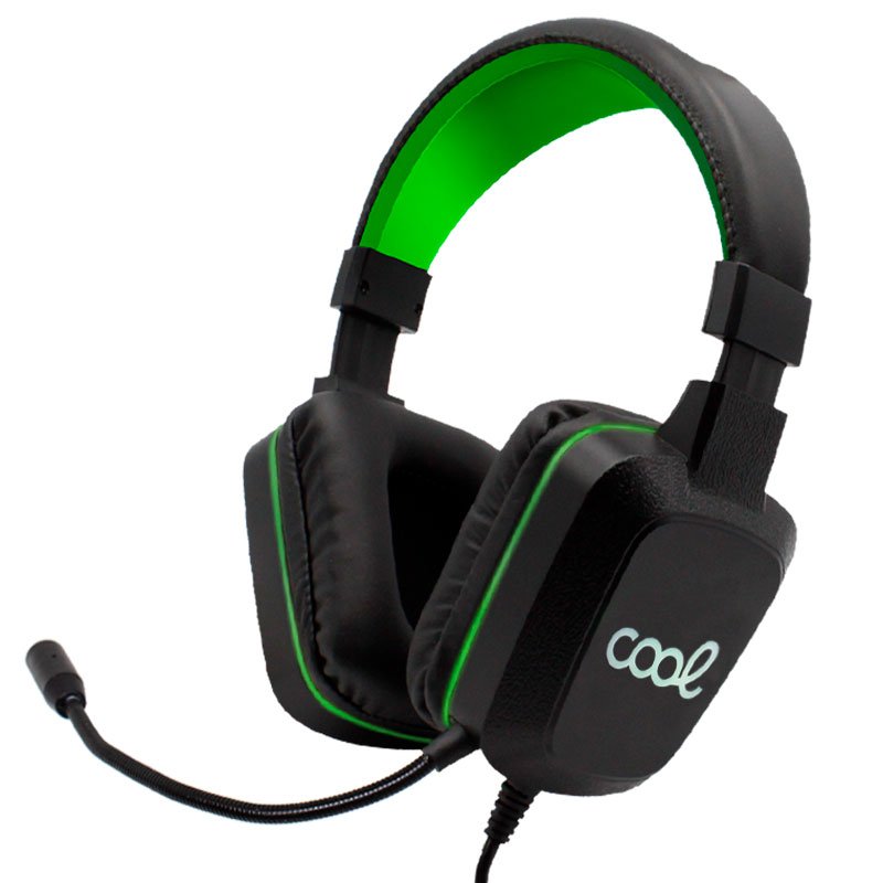 Auriculares Stereo Para PS4 / PC Gaming Iluminación COOL Wisconsin + Adapt. PS4 ServiPhone