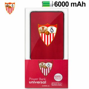 Bateria Externa Micro-usb Power Bank 6000 mAh Licencia Fútbol Sevilla C.F. ServiPhone