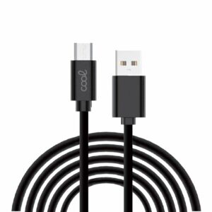Cable USB Compatible COOL Universal (micro-usb) 3 metros Negro 2.4 Amp ServiPhone