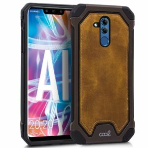 Carcasa COOL para Huawei Mate 20 Lite Hard Tela Marrón ServiPhone