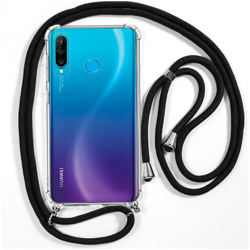 Carcasa COOL para Huawei P30 Lite Cordón Negro ServiPhone